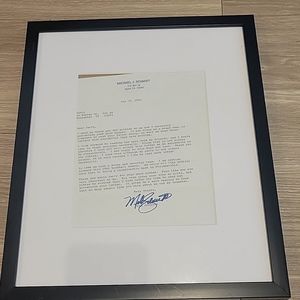 Autograph Mike Schmidt 1986 Authentic Typed Letter